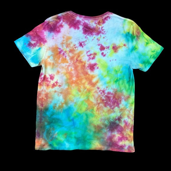 mandalorian Star Wars baby yoda tie dye tshirt - M 28x20 - Picture 2 of 10